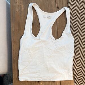Babaton Cream Racerback Tank Top